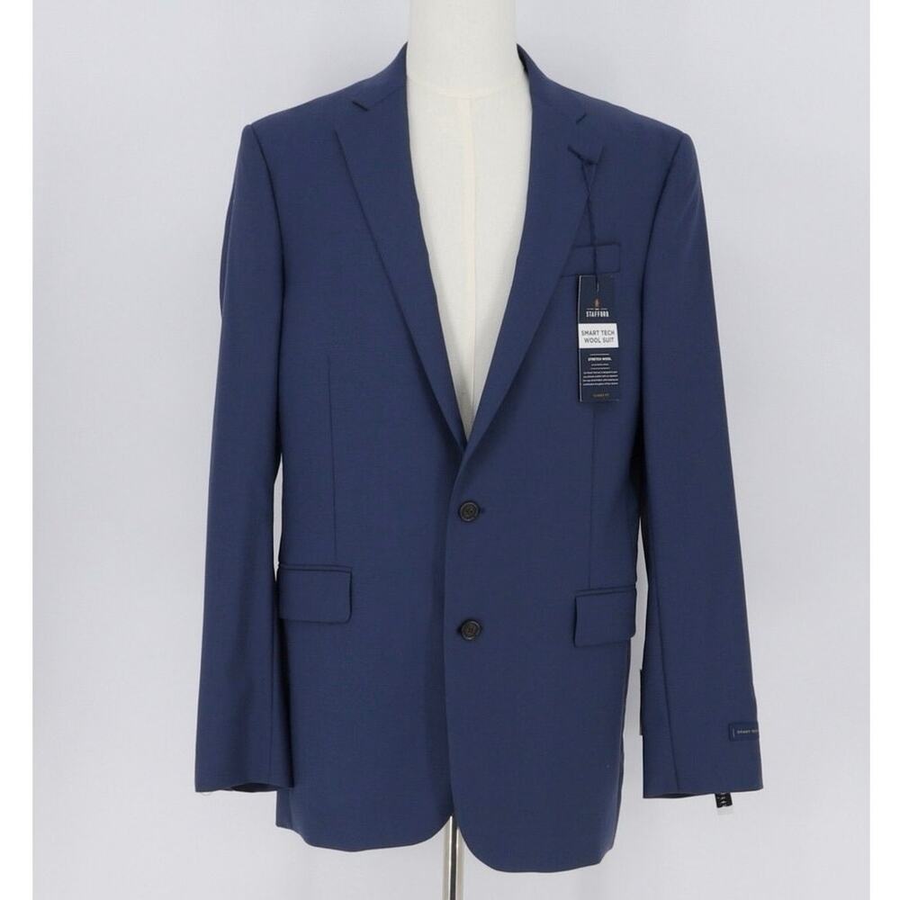 Stafford‎ NWT Smart Tech Wool Sport Coat 42SH